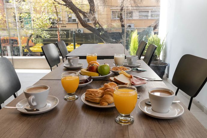 Imagen del bar/restaurante del Hotel Hotel M. Foto 3