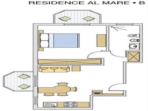 Imagen de la habitación del Hotel Hotel & Residence Al Mare. Foto 2