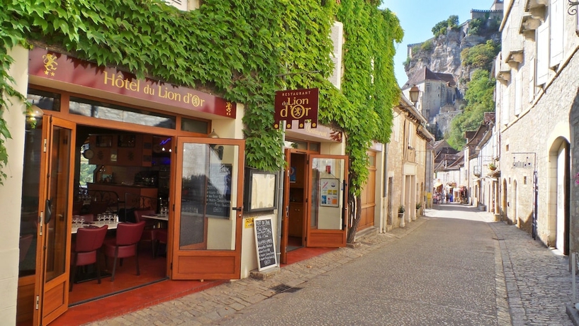 Imagen del bar/restaurante del Hotel Hotel du Lion D\'Or, ROCAMADOUR. Foto 2