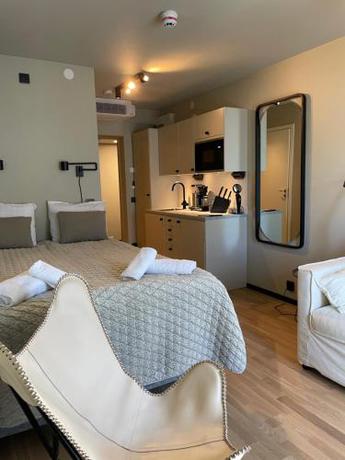 Imagen de la habitación del Hotel Hotell Han&ouml;hus H&auml;llevik. Foto 18