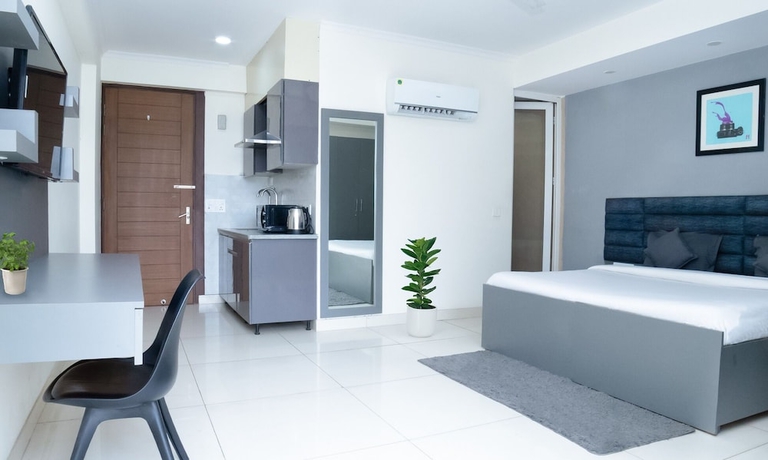 Imagen de la habitación del Hotel Housr 1 RK Sector 27 Gurgaon Golf Course. Foto 5