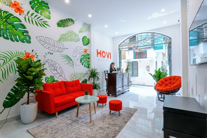 Imagen de los interiores del Hotel Hovi De Villa Trang An. Foto 19