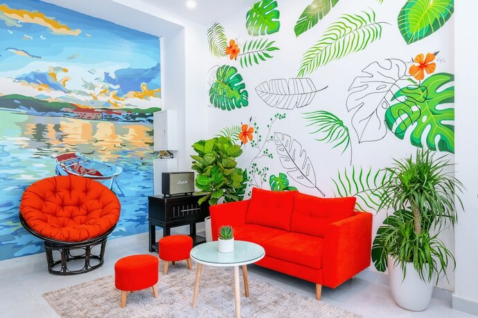 Imagen de los interiores del Hotel Hovi De Villa Trang An. Foto 20