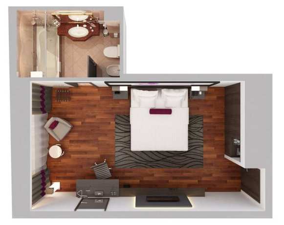 Imagen de la habitación del Hotel Howard Johnson Plaza By Wyndham Dubai Deira. Foto 12
