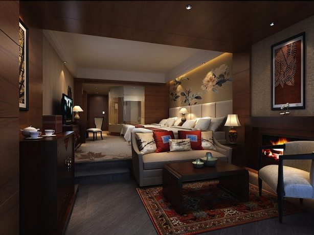 Imagen de la habitación del Hotel Howard Johnson Tianyuan Resort Jiuzhaigou. Foto 4