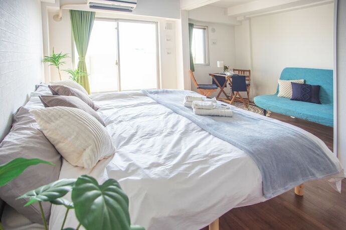 Imagen de la habitación del Hotel Hoyou Suite Residence Osaka Ashiharabashi Station Front. Foto 25