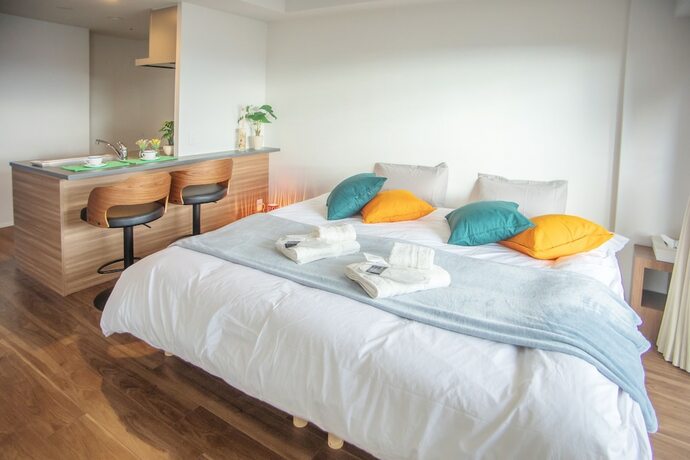 Imagen de la habitación del Hotel Hoyou Suite Residence Osaka Ashiharabashi Station Front. Foto 26