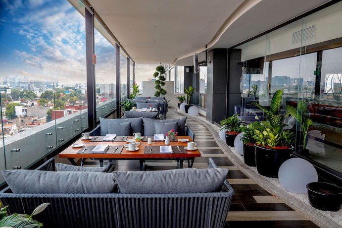 Imagen del bar/restaurante del Hotel Hs Hotsson Long Stay Cdmx Condesa Sur. Foto 5