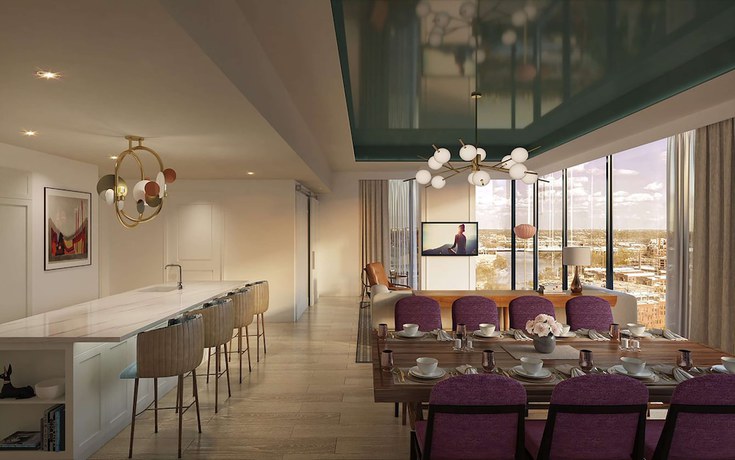 Imagen de los interiores del Hotel Hyatt Centric Downtown Nashville. Foto 12