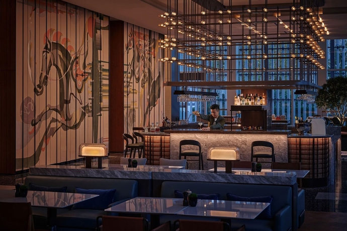 Imagen del bar/restaurante del Hotel Hyatt Centric Gaoxin Xi'an. Foto 7