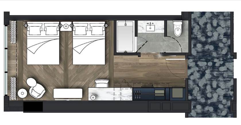 Imagen de la habitación del Hotel Hyatt Centric Las Olas Fort Lauderdale. Foto 15