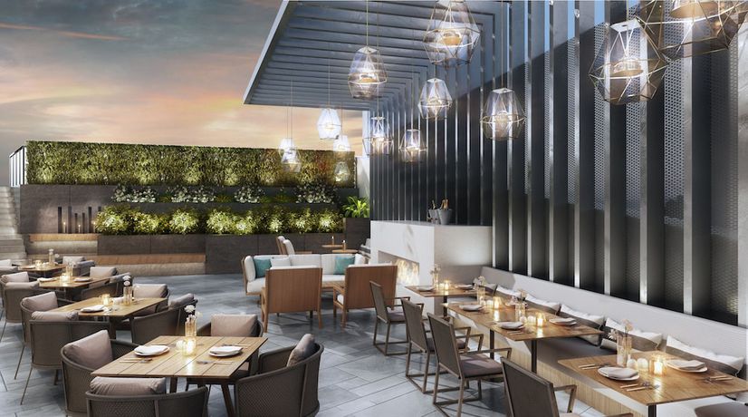 Imagen del bar/restaurante del Hotel Hyatt Place Atlanta / Perimeter Center. Foto 9