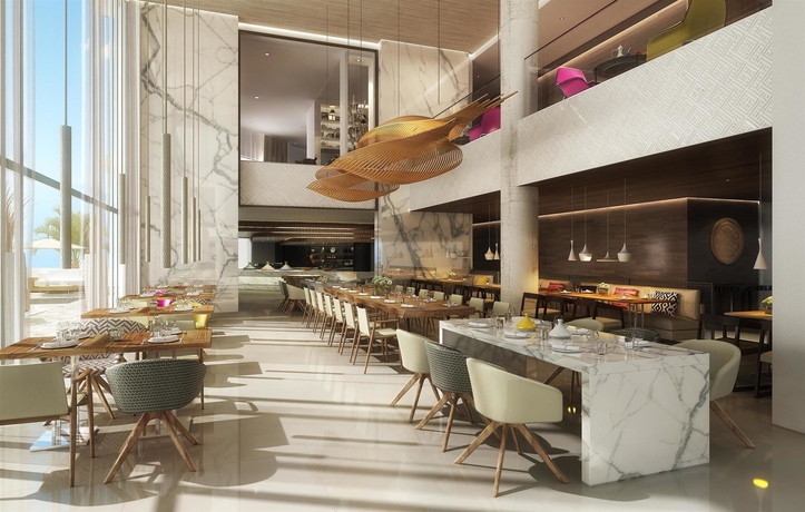 Imagen del bar/restaurante del Hotel Hyatt Place Taghazout Bay. Foto 3