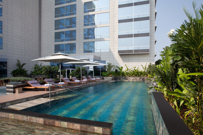 Imagen de la piscina del Hotel Hyatt Regency Ahmedabad. Foto 15