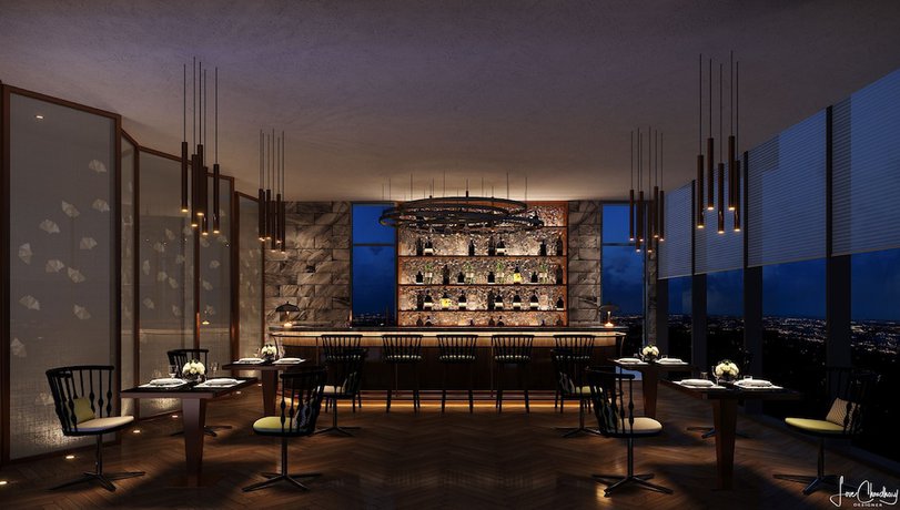 Imagen del bar/restaurante del Hotel Hyatt Regency Dehradun Resort And Spa. Foto 3