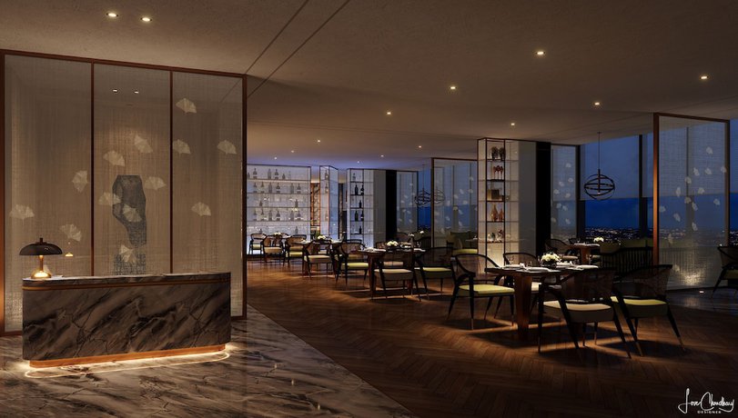 Imagen del bar/restaurante del Hotel Hyatt Regency Dehradun Resort And Spa. Foto 5