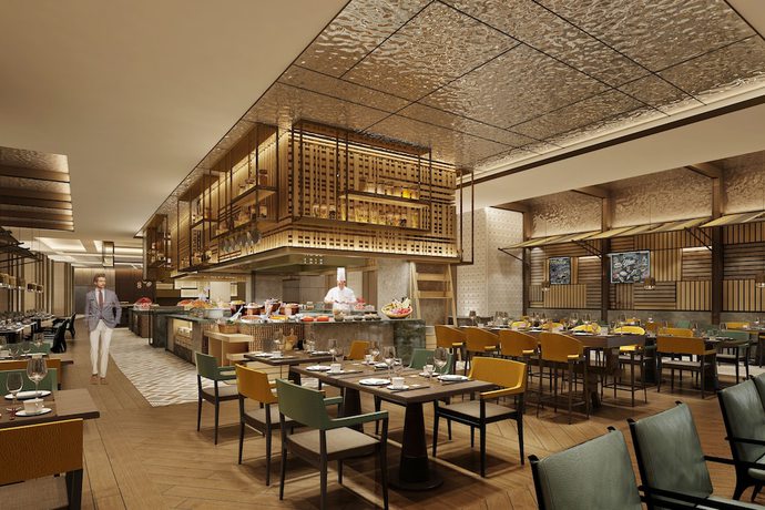 Imagen del bar/restaurante del Hotel Hyatt Regency Shanghai Songjiang. Foto 2