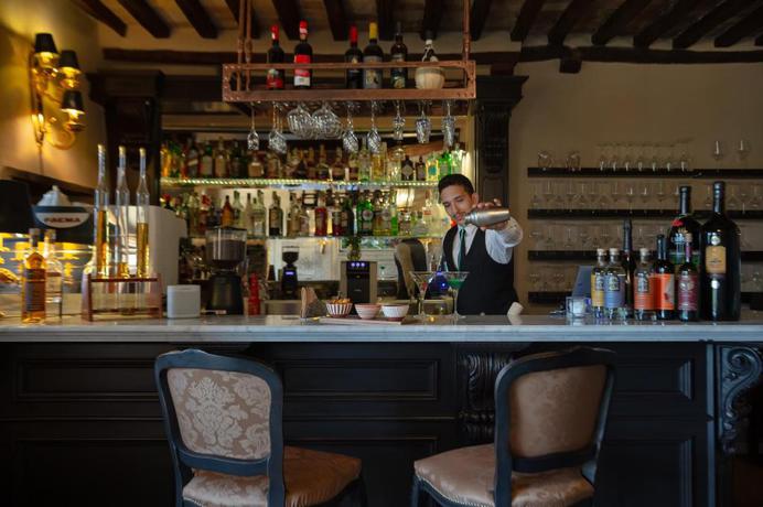 Imagen del bar/restaurante del Hotel II Miraggio in Val d'Orcia Relais and Spa. Foto 4