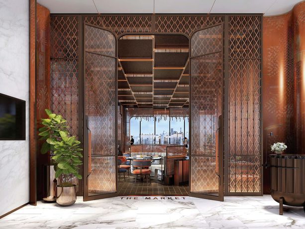 Imagen del bar/restaurante del Hotel Ibis Bangkok Siam Ratchathewi. Foto 2