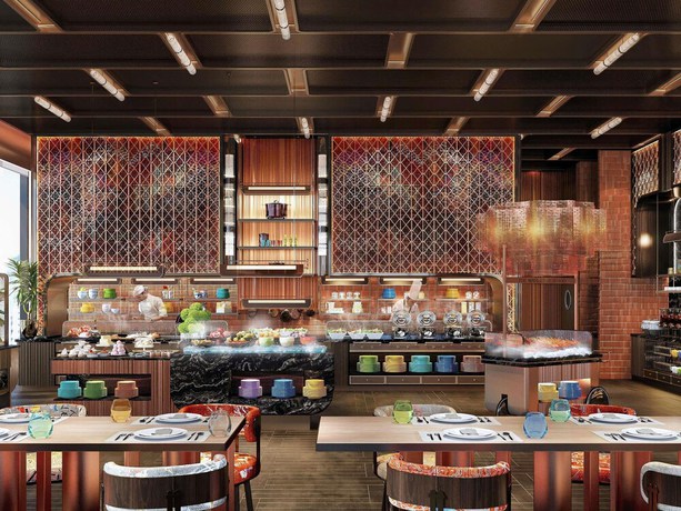 Imagen del bar/restaurante del Hotel Ibis Bangkok Siam Ratchathewi. Foto 4