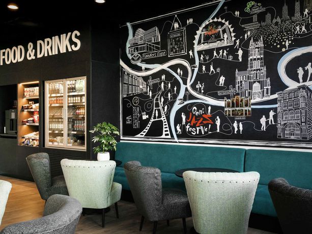 Imagen del bar/restaurante del Hotel Ibis Budget Gent Centrum Dampoort. Foto 3