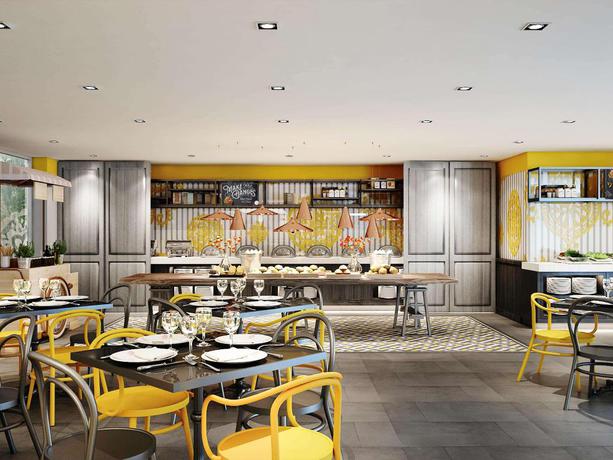 Imagen del bar/restaurante del Hotel Ibis Styles Bangkok Silom. Foto 9