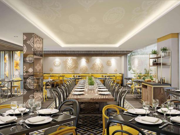 Imagen del bar/restaurante del Hotel Ibis Styles Bangkok Silom. Foto 10