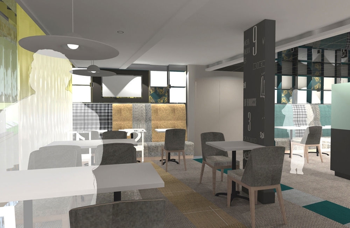 Imagen del bar/restaurante del Hotel Ibis Styles Deauville Centre. Foto 2