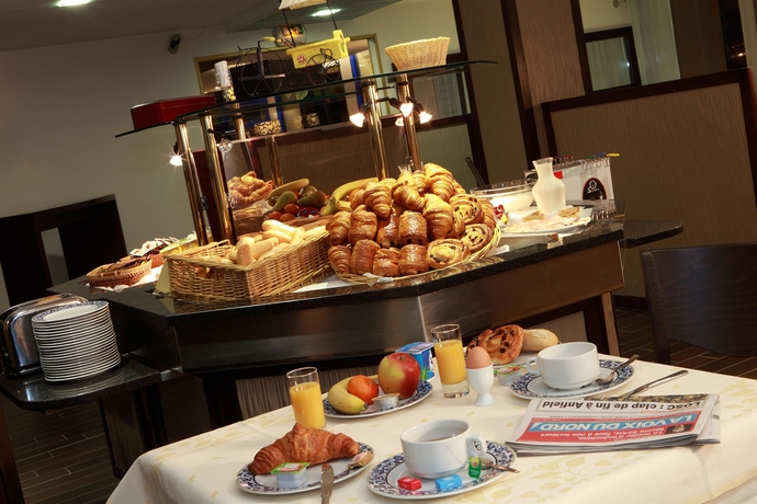 Imagen del bar/restaurante del Hotel Ibis Styles Lille Marcq En Baroeul. Foto 5