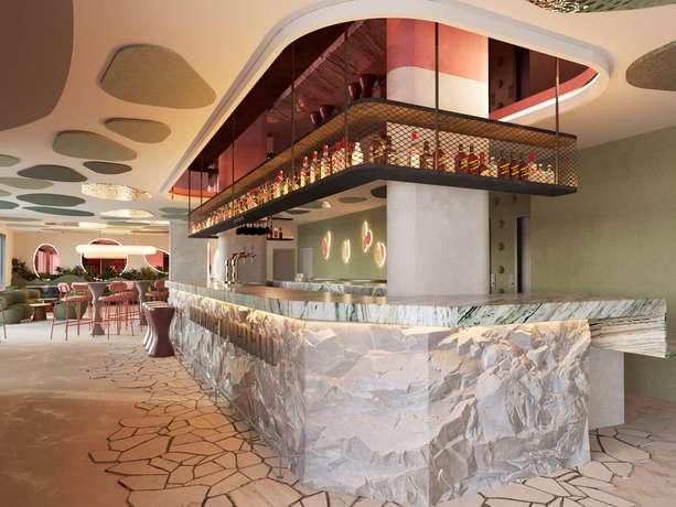 Imagen del bar/restaurante del Hotel Ibis Styles Madrid Airport Valdebebas. Foto 3