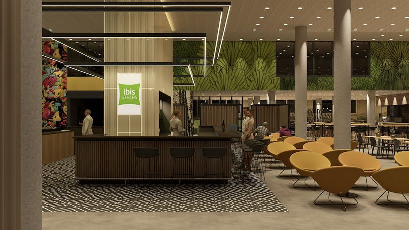 Imagen del bar/restaurante del Hotel Ibis Styles Muenchen Airport. Foto 3