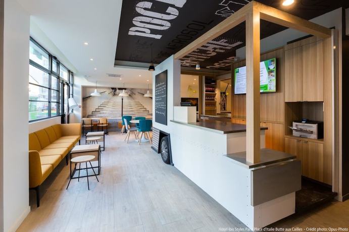 Imagen de los interiores del Hotel Ibis Styles Paris Place d'Italie Butte Aux Cailles. Foto 17