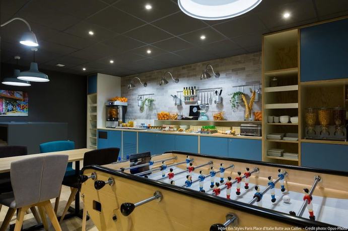 Imagen del bar/restaurante del Hotel Ibis Styles Paris Place d'Italie Butte Aux Cailles. Foto 3