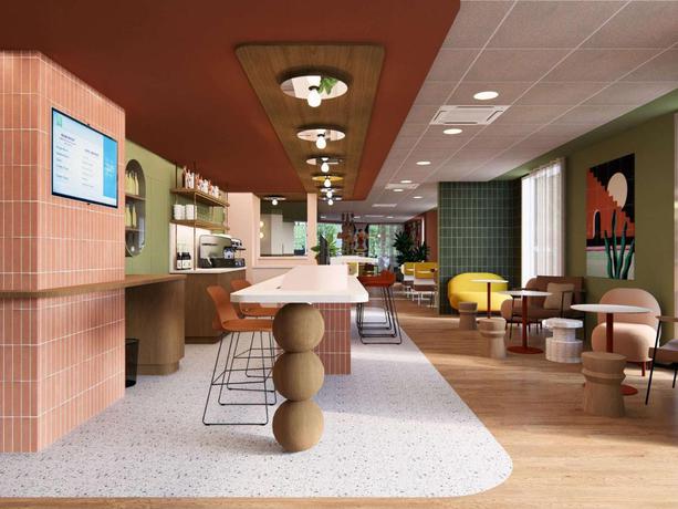 Imagen de los interiores del Hotel Ibis Styles Prévessin Genève Aéroport. Foto 4