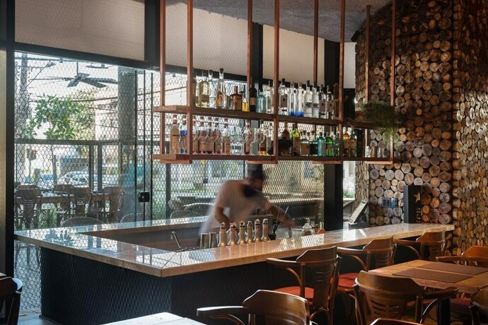 Imagen del bar/restaurante del Hotel Ibis Vitoria Praia Do Canto. Foto 14