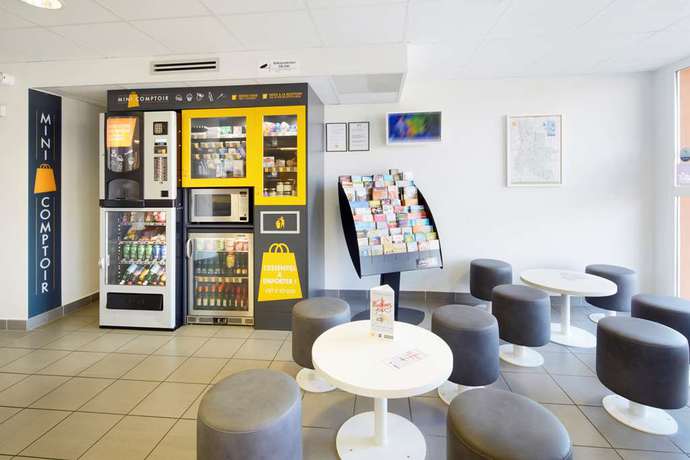 Imagen de los interiores del Hotel Ibis budget Valence Nord Plateau des Couleures. Foto 16