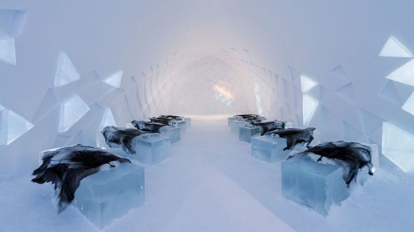 Imagen de los interiores del Hotel Icehotel. Foto 14