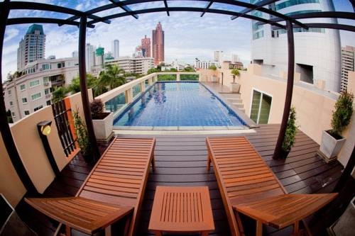 Imagen de la piscina del Hotel Icheck Inn Residences Sukhumvit 20. Foto 14