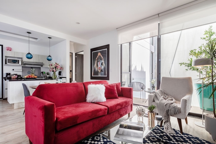 Imagen de la habitación del Hotel Illum&eacute; Urban Living - Apartments in the heart of Roma Norte. Foto 3