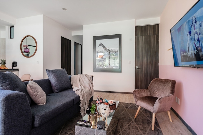 Imagen de la habitación del Hotel Illum&eacute; Urban Living - Apartments in the heart of Roma Norte. Foto 9