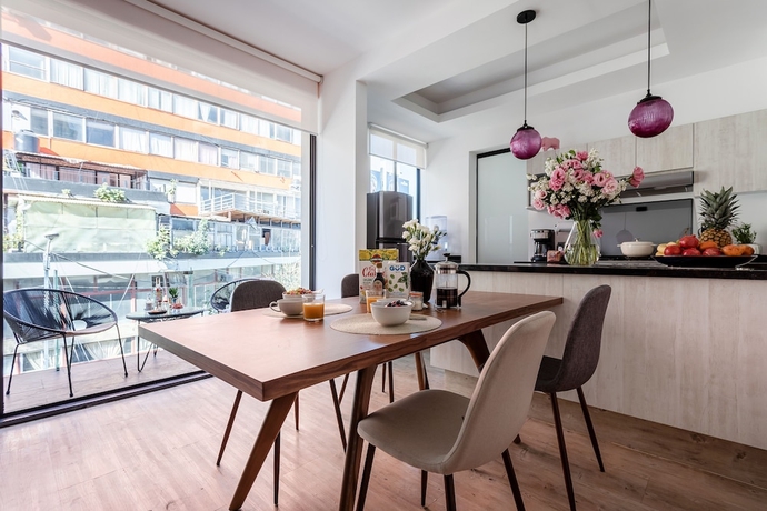 Imagen de la habitación del Hotel Illum&eacute; Urban Living - Apartments in the heart of Roma Norte. Foto 11