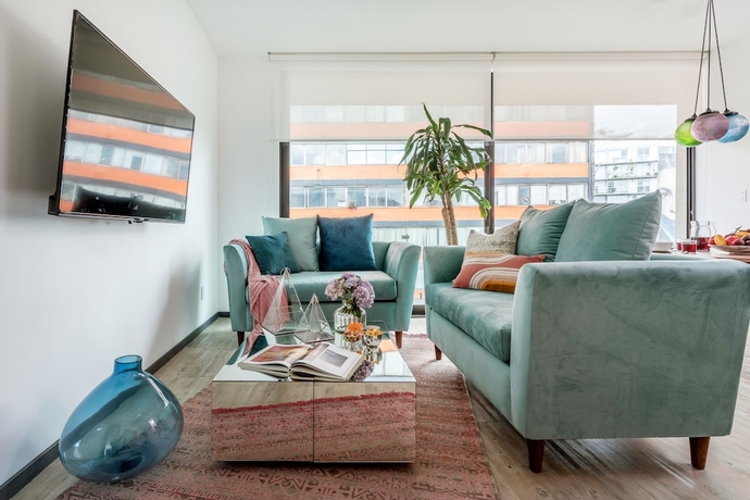 Imagen de la habitación del Hotel Illum&eacute; Urban Living - Apartments in the heart of Roma Norte. Foto 18