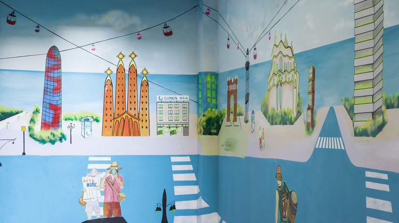 Imagen de los interiores del Hotel Ilunion Bel Art. Foto 16