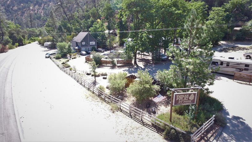 Imagen general del Hotel Indian Flat RV Park - Tent Cabins and Cottages. Foto 1