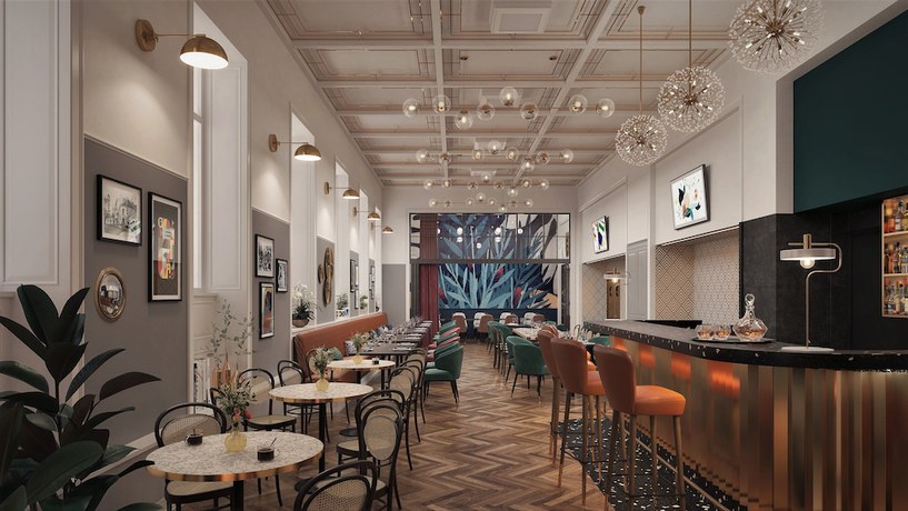 Imagen del bar/restaurante del Hotel Indigo Belgrade, An Ihg. Foto 11