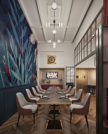 Imagen del bar/restaurante del Hotel Indigo Belgrade, An Ihg. Foto 12