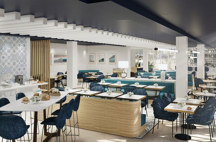 Imagen del bar/restaurante del Hotel Indigo Cagnes-sur-mer, An Ihg. Foto 4