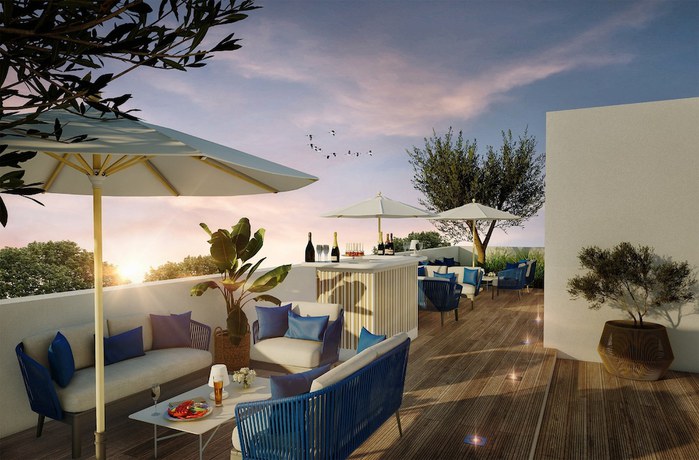 Imagen del bar/restaurante del Hotel Indigo Cagnes-sur-mer, An Ihg. Foto 6