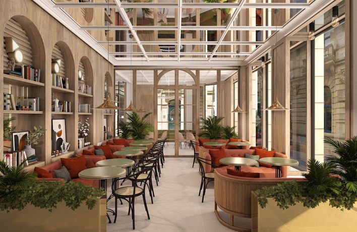 Imagen del bar/restaurante del Hotel Intelier Villa Katalina. Foto 7