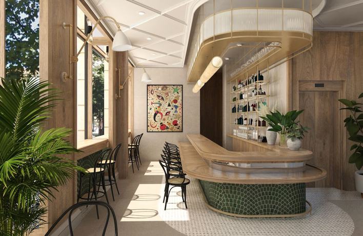 Imagen del bar/restaurante del Hotel Intelier Villa Katalina. Foto 8